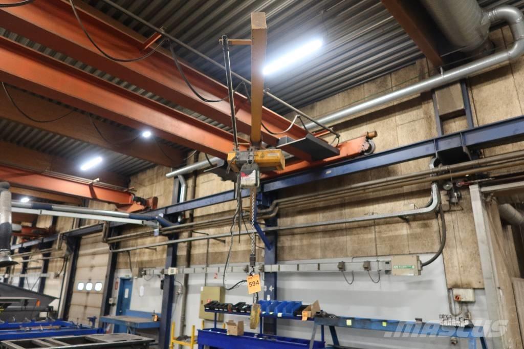  VÆGSVINGKRAN 250 KG Treuils, palans et monte-charge