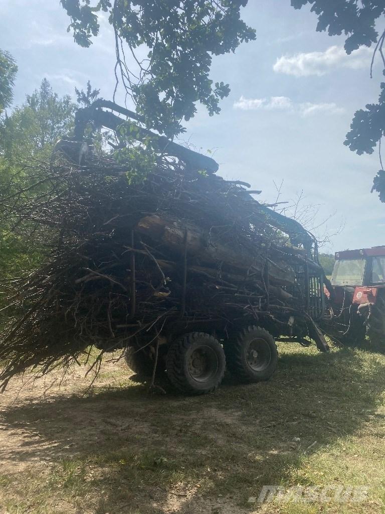 Pfanzelt P15 profi Remorque forestière avec grue