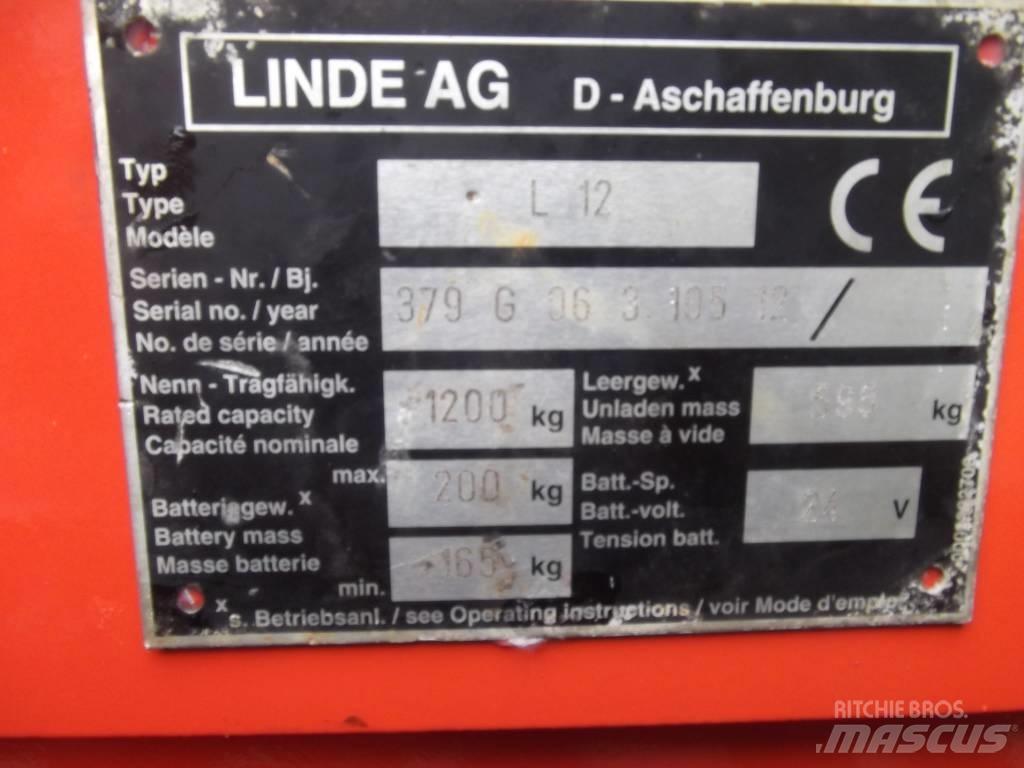 Linde L12 /379/ V-2097 Gerbeurs Automoteurs
