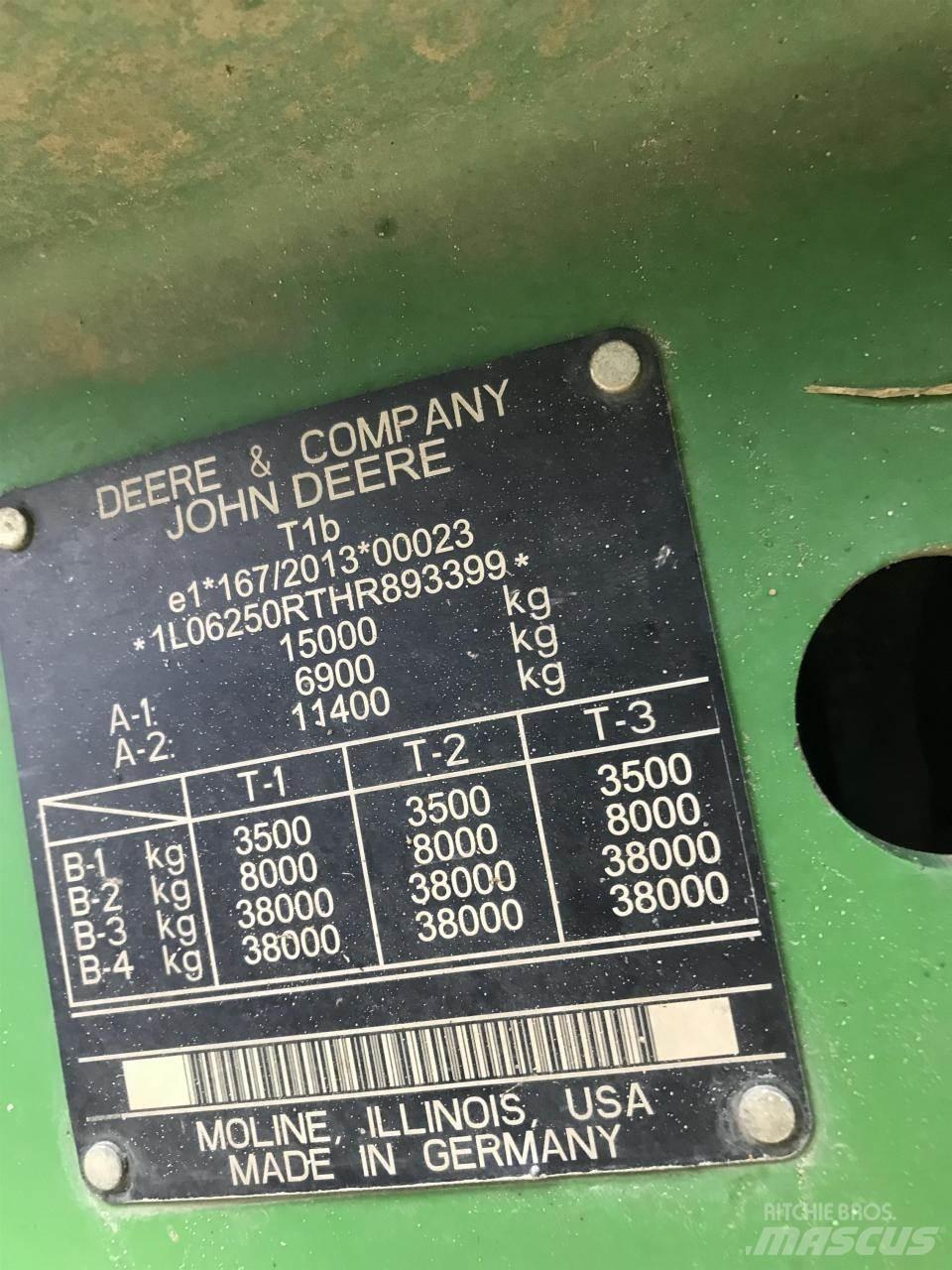 John Deere 6250R Tracteur