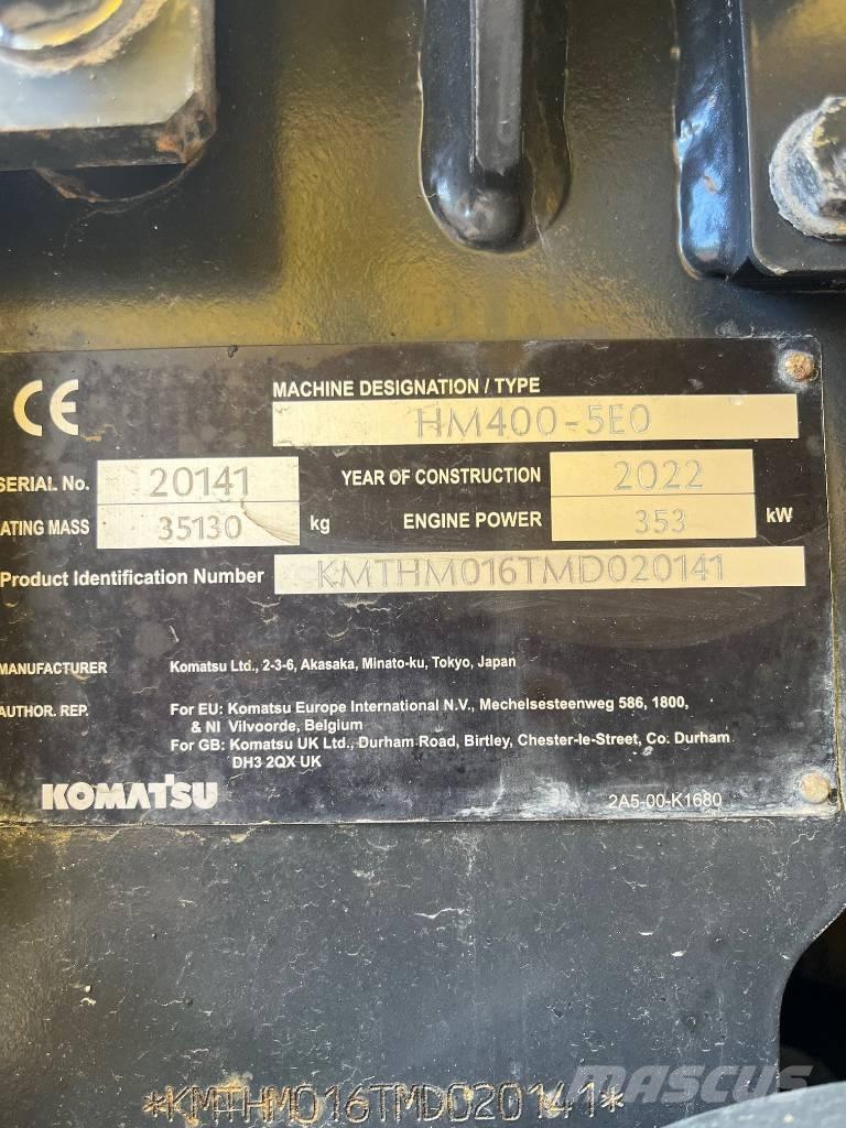 Komatsu HM400-5E0 Tombereau articulé