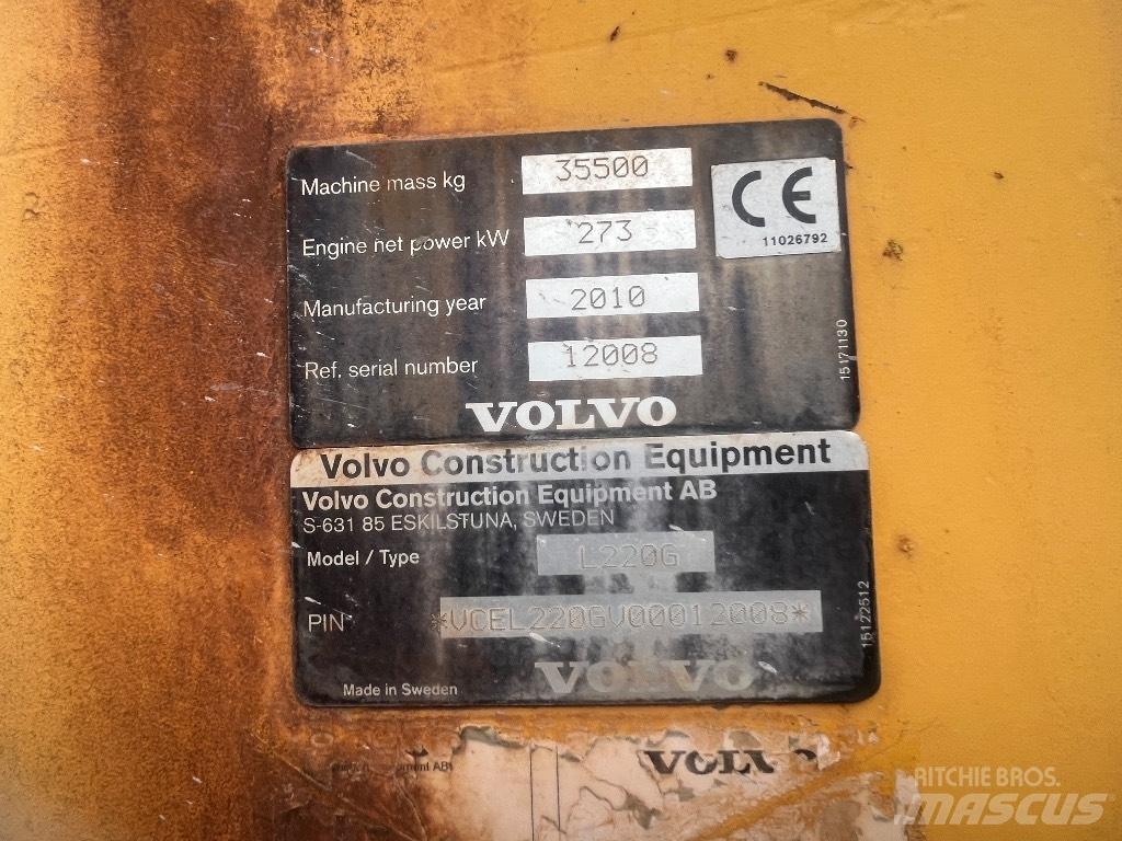 Volvo L 220 G Chargeuse sur pneus