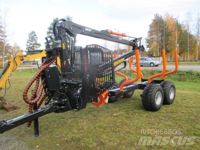 BMF 650 Remorque forestière avec grue
