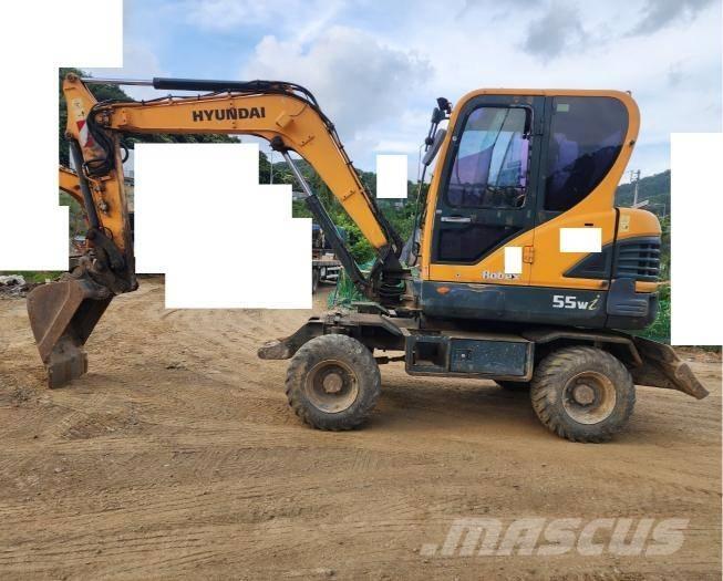 Hyundai Robex 55 W-3 Pelle sur pneus
