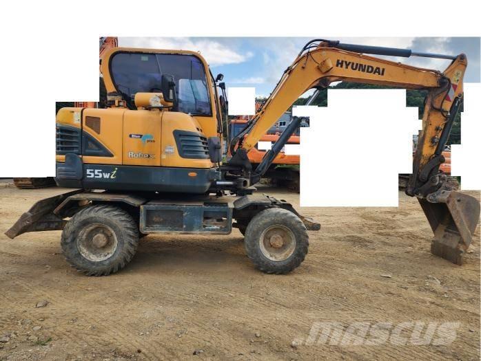 Hyundai Robex 55 W-3 Pelle sur pneus