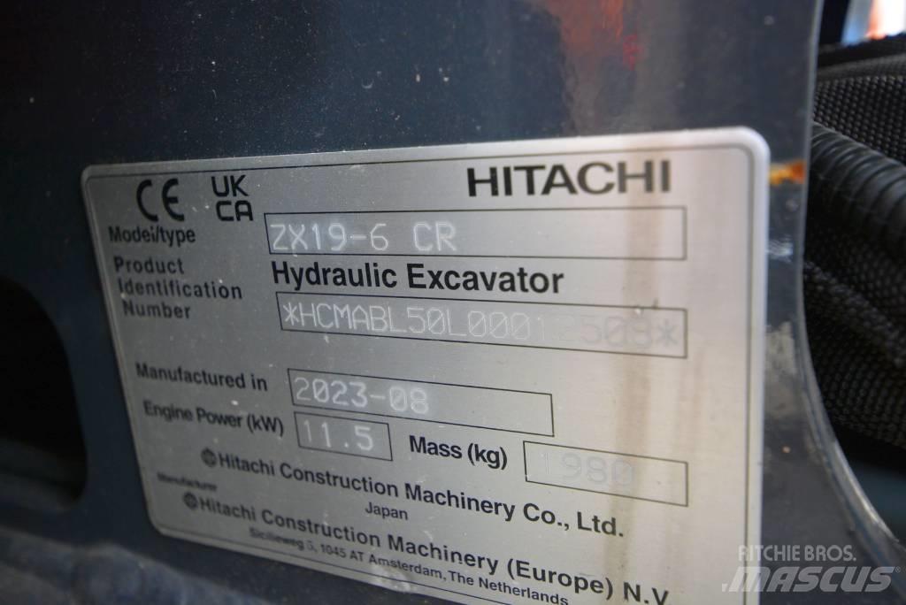 Hitachi ZX 19-6 Mini pelle < 7t