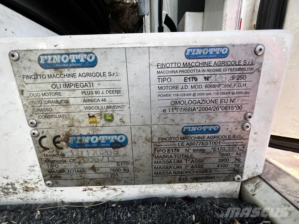  Finotto E170 Pulvérisateur