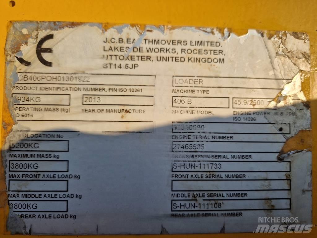 JCB 406 B Chargeuse sur pneus