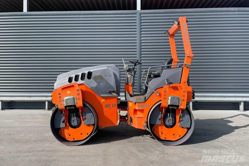 Hamm HD 14 VV Rouleaux tandem