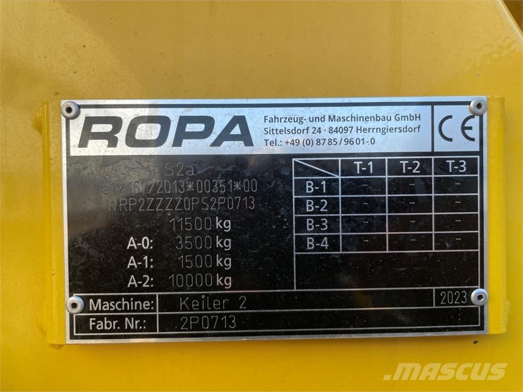 Ropa KEILER 2 Moissoneuse de Pomme de Terre