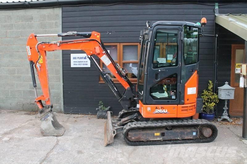 Hitachi ZX 26 U Mini pelle < 7t
