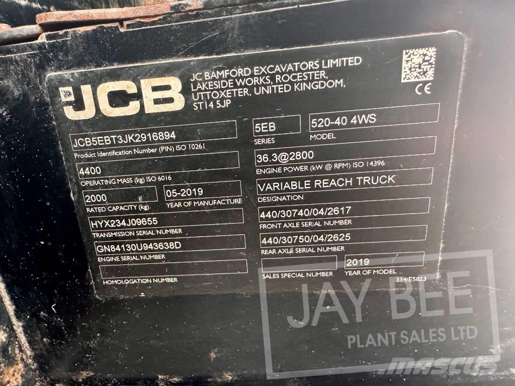 JCB 520-40 Chariot télescopique