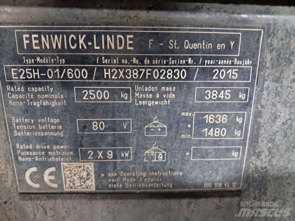 Linde E25H-01/600 Chariots élévateurs électriques