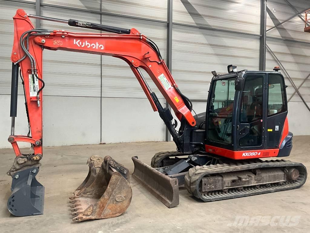Kubota KX 080-4 Mini pelle 7t-12t