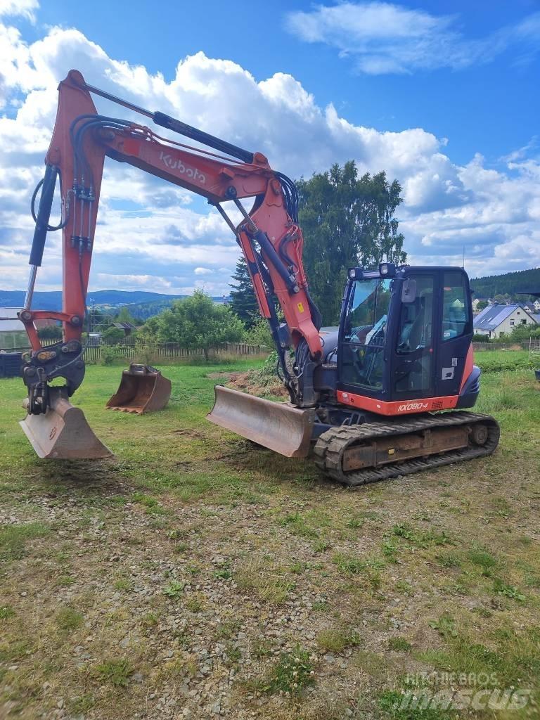 Kubota KX 080-4 Mini pelle 7t-12t