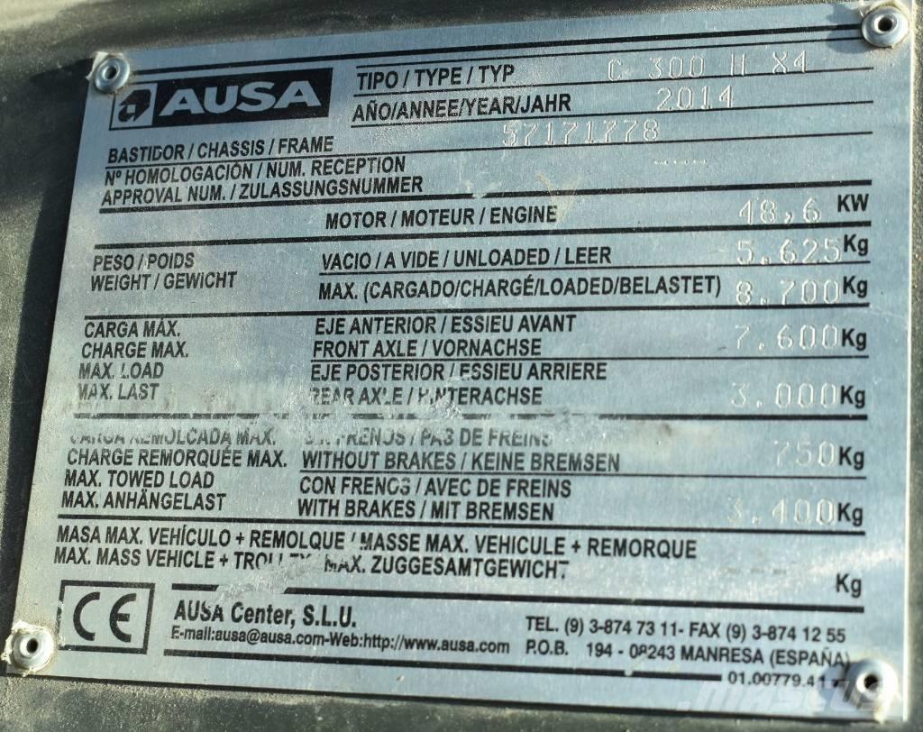 Ausa C 300 H X4 Chariot tout terrain