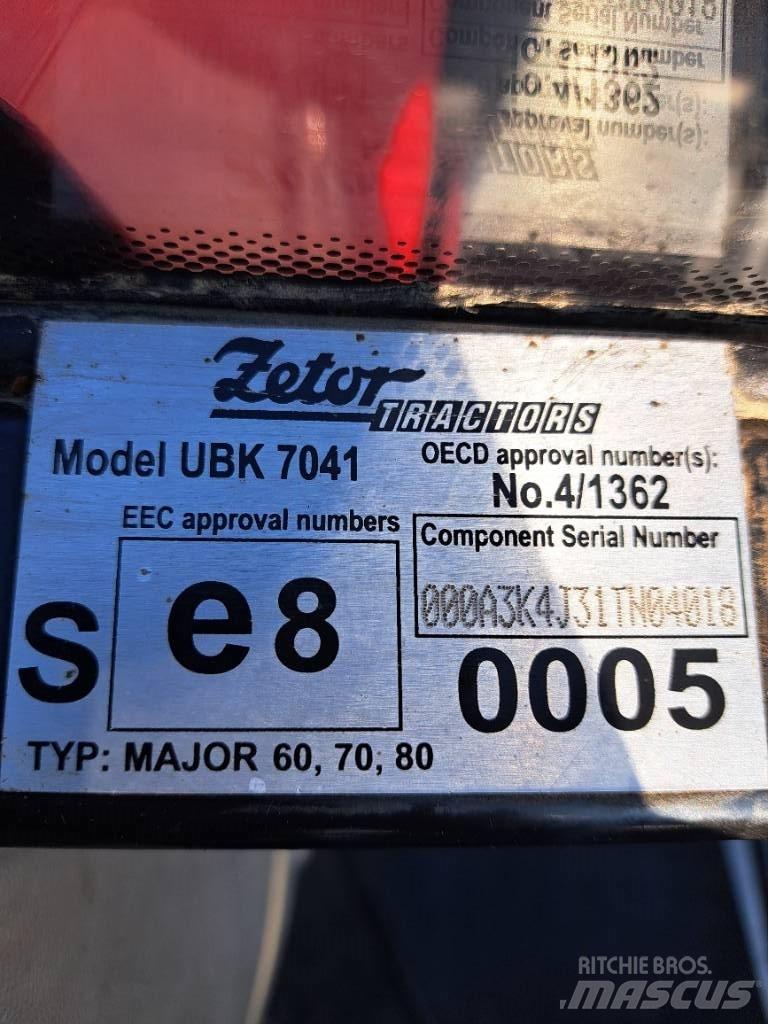 Zetor MAJOR 80 Tracteur