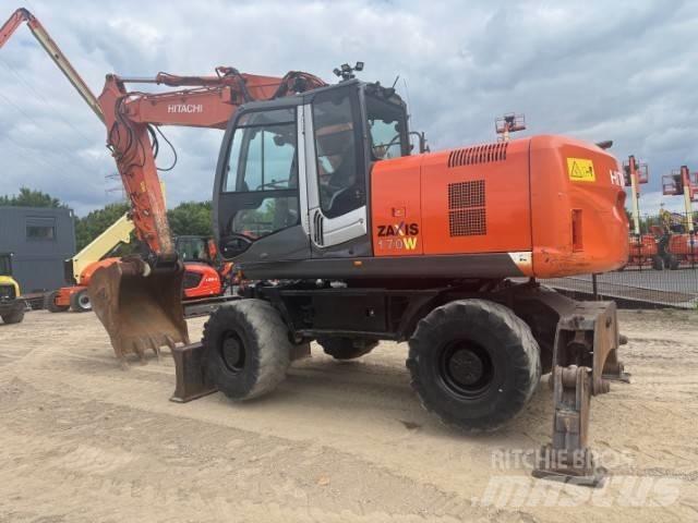 Hitachi ZX 170 W-3 Pelle sur pneus