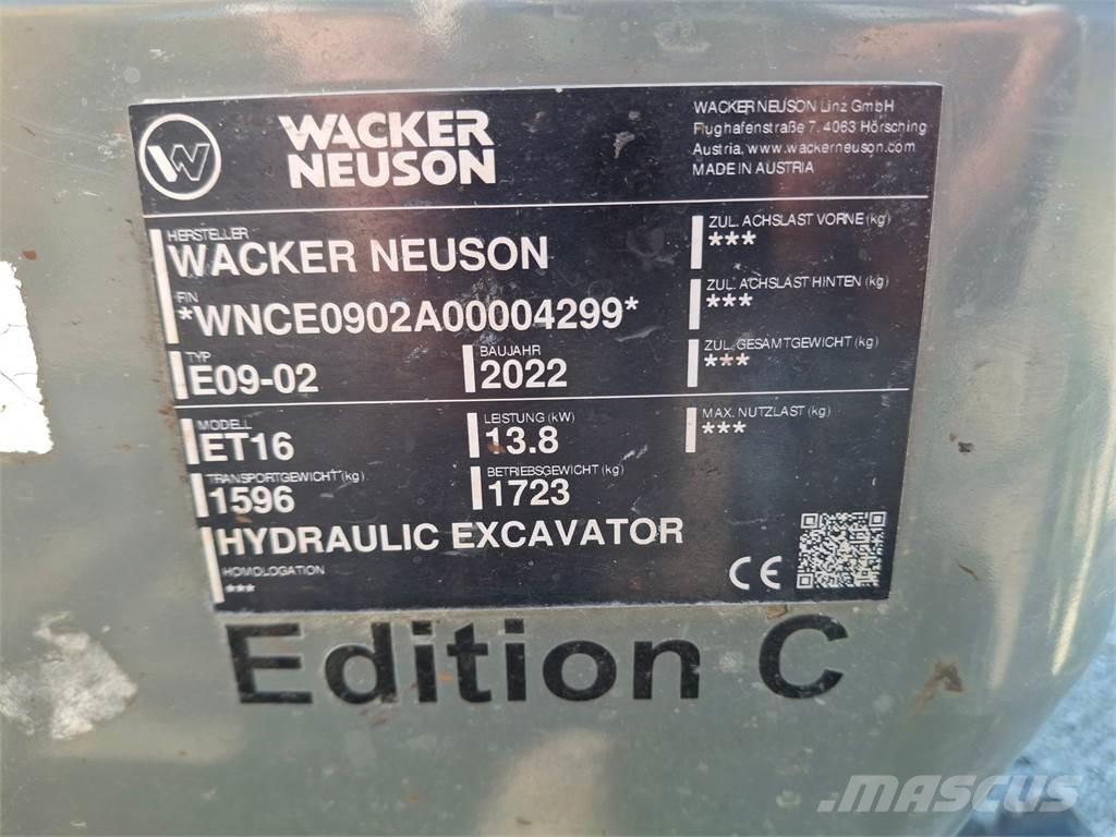 Wacker Neuson ET16 Pelle sur chenilles