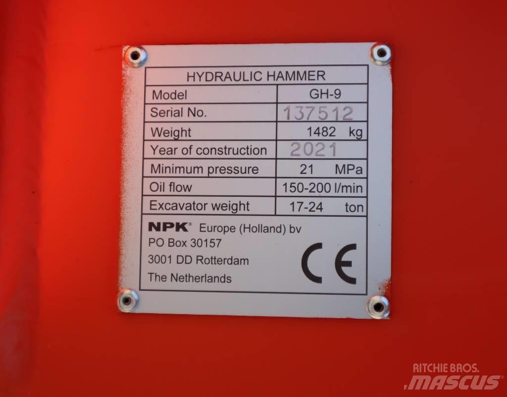 NPK GH-9 E. 17-24 t Marteau hydraulique