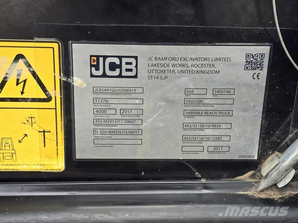 JCB 540-140 Chariot télescopique