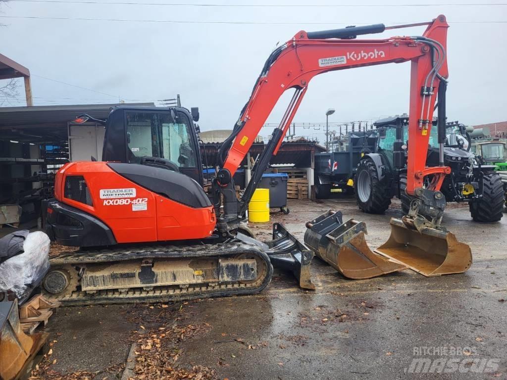 Kubota KX 080-4 Mini pelle < 7t