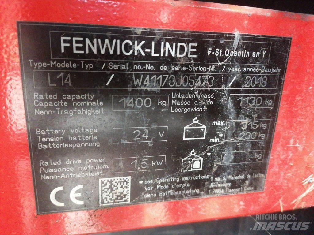 Linde L14 Gerbeur accompagnant