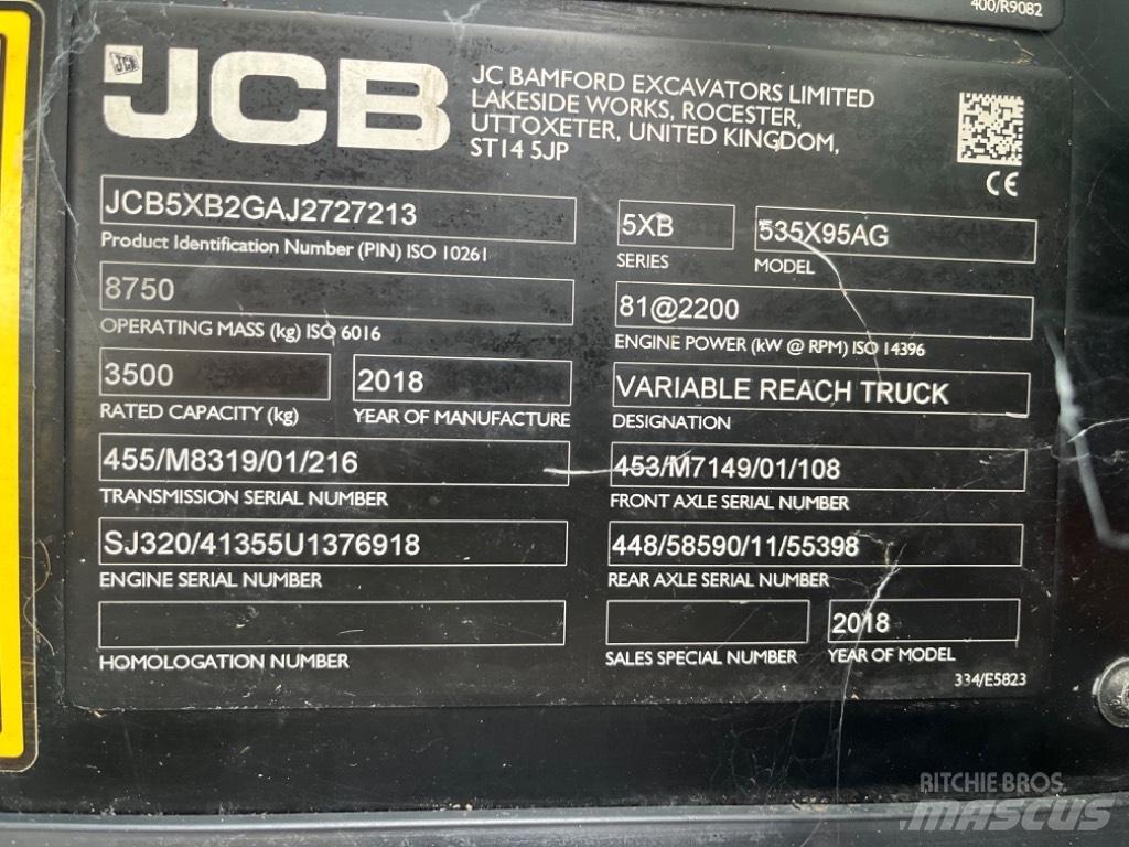 JCB 535-95 Agri Télescopique agricole