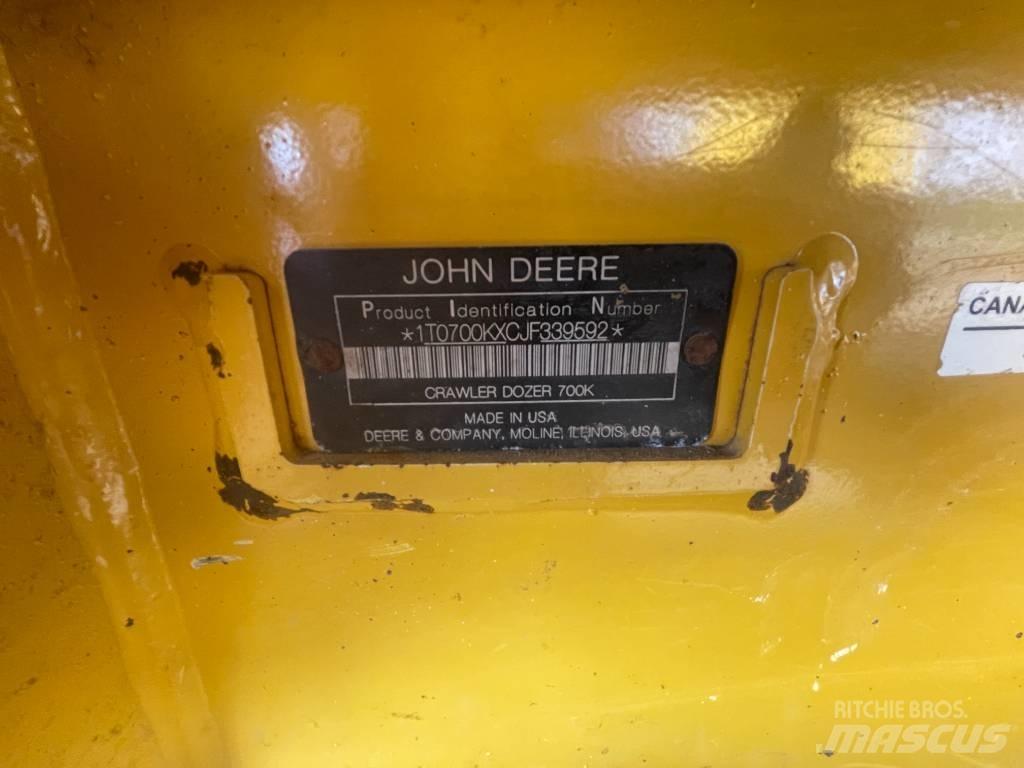 DEERE 700K LGP Bouteurs sur chenilles