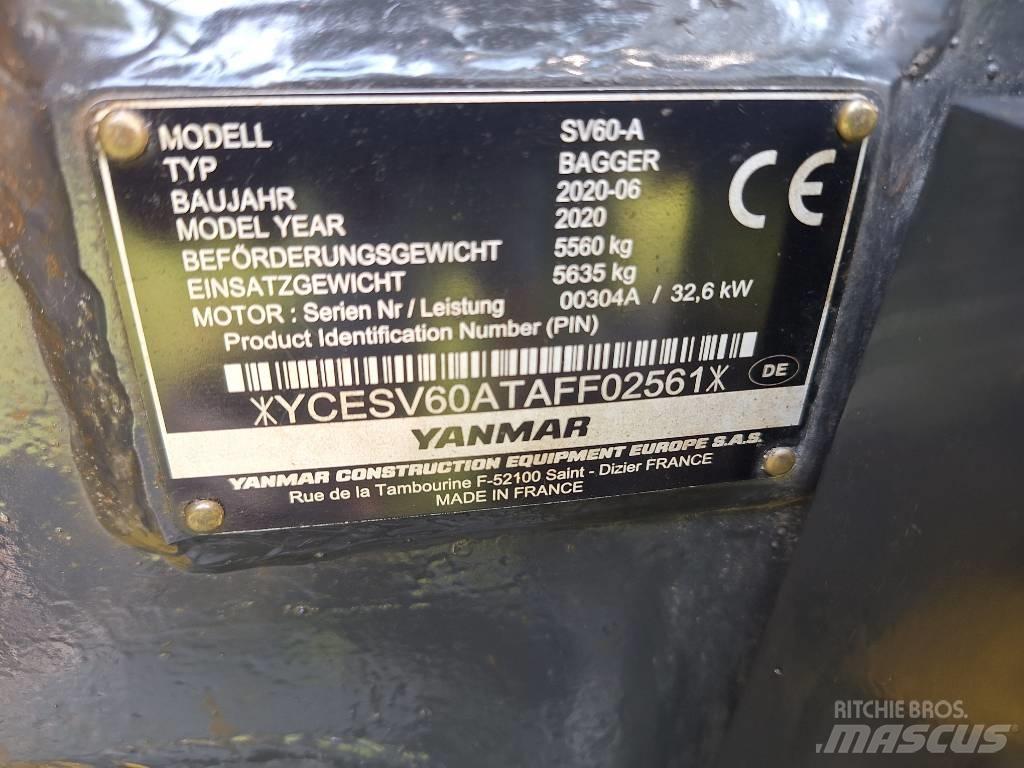 Yanmar SV 60 Mini pelle < 7t