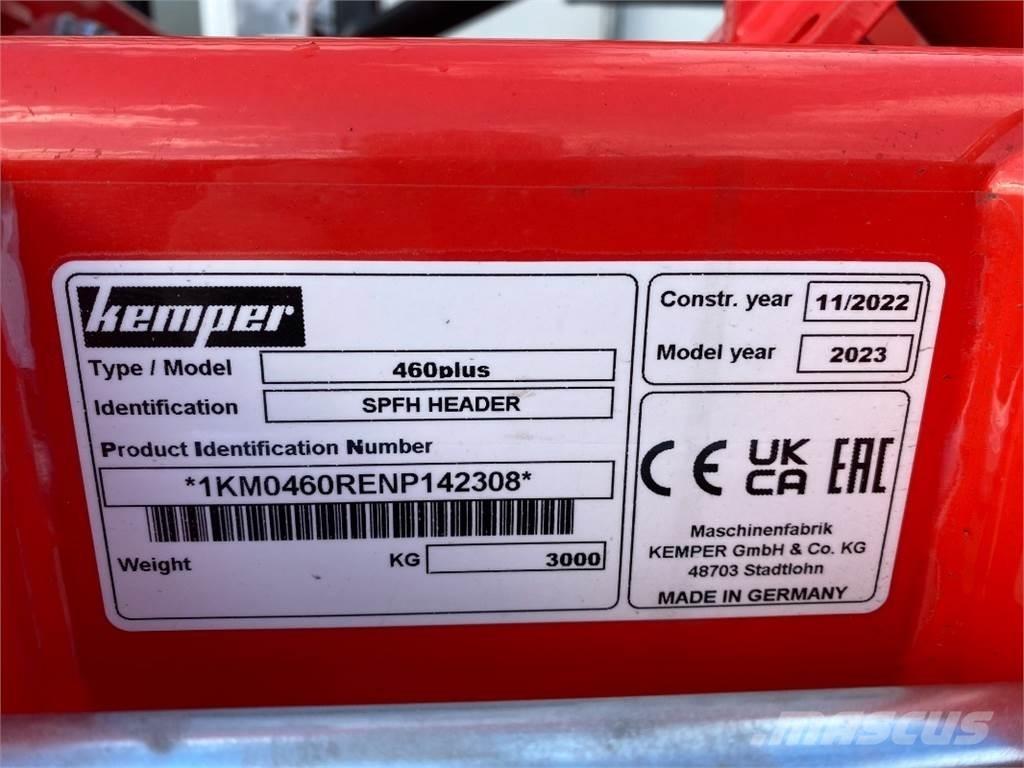 Kemper 460 plus Agriculture - Autres