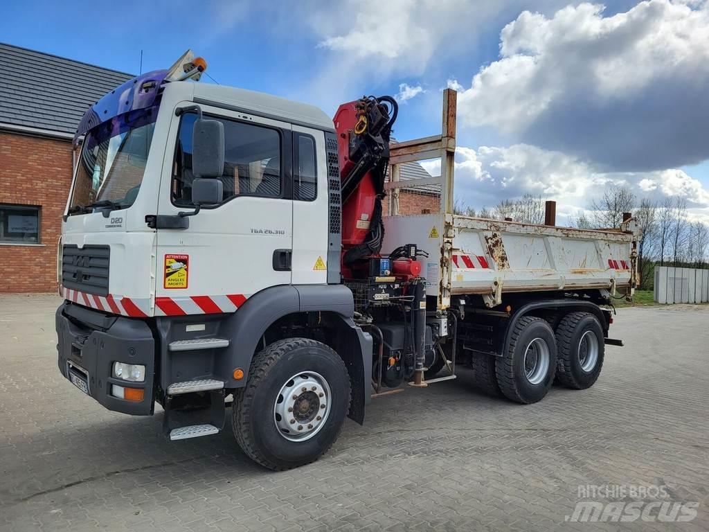 MAN TGA 26.310 Camion benne