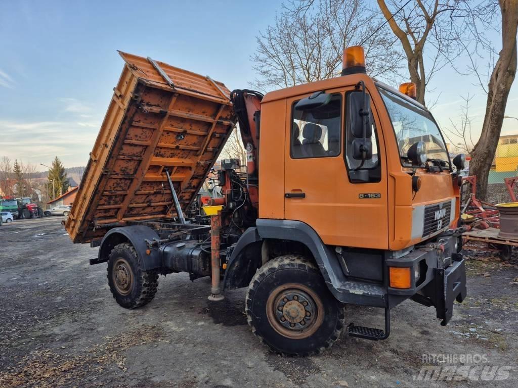 MAN 8 163 Wywrotka Camion benne