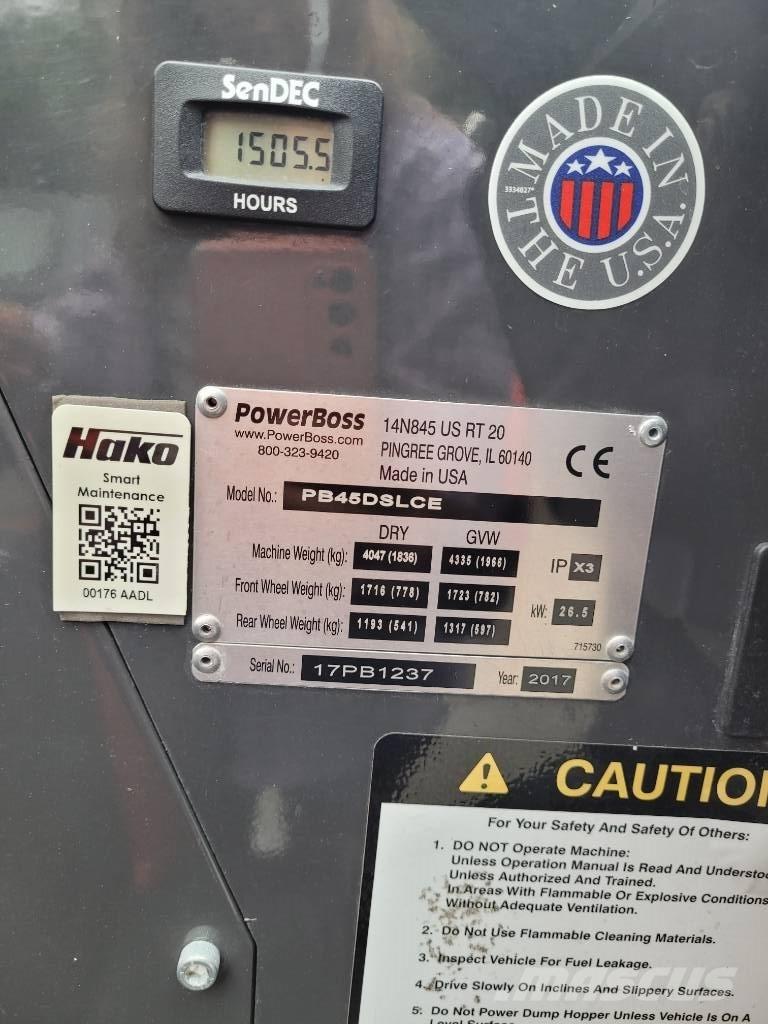 Hako PB 45 DSLCE Laveuse Sécheuse