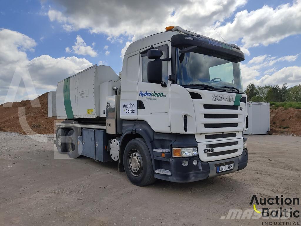 Scania R 480 Camion aspirateur, Hydrocureur