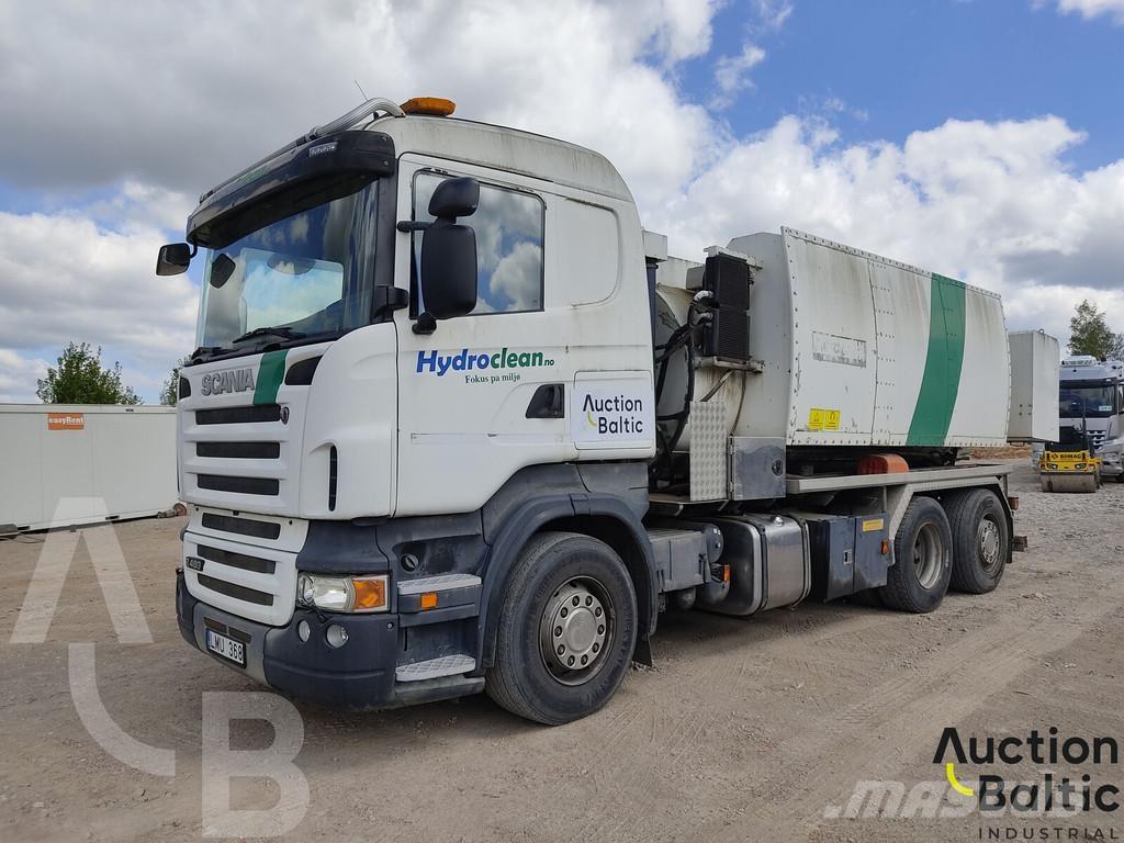 Scania R 480 Camion aspirateur, Hydrocureur