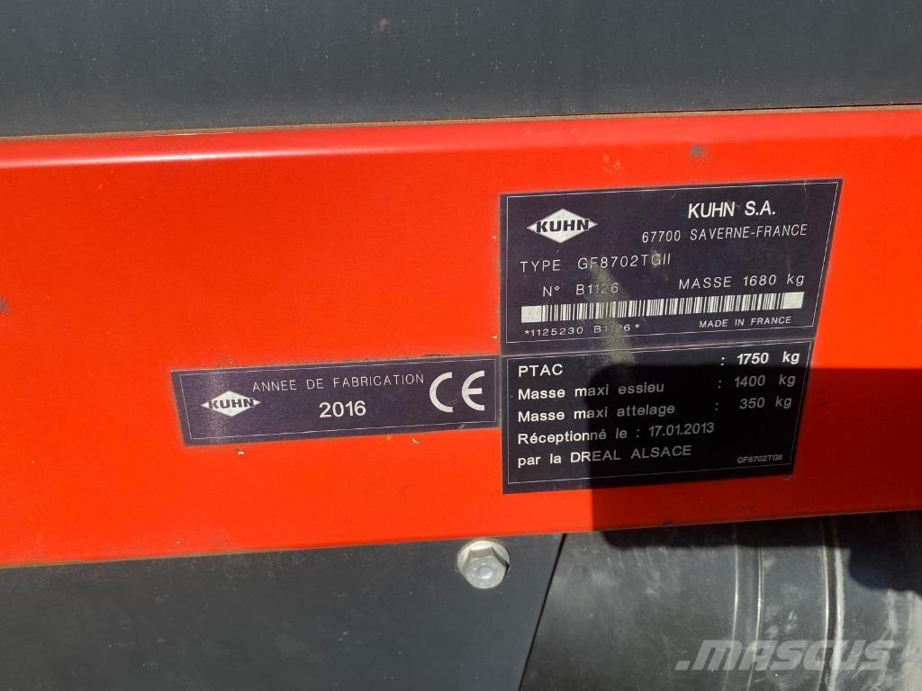 Kuhn GF8702T GII Rateau faneur