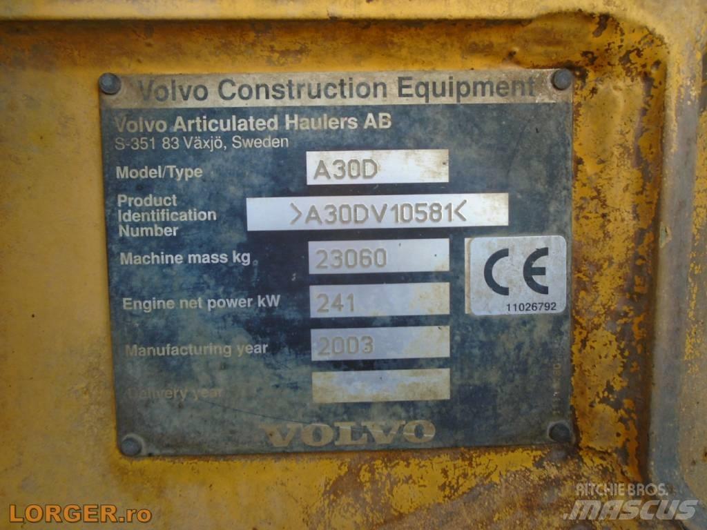 Volvo A 30 D Tombereau articulé