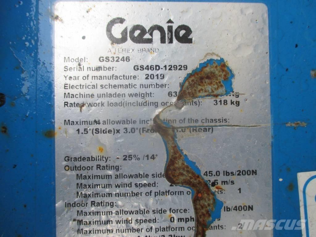 Genie GS 3246 Nacelle ciseaux