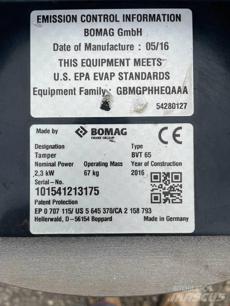 Bomag BVT 65 Plaque vibrante