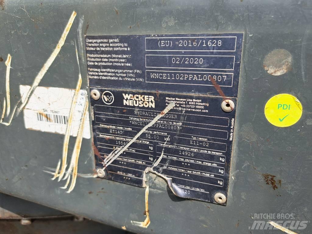 Wacker Neuson ET145 Pelle sur chenilles