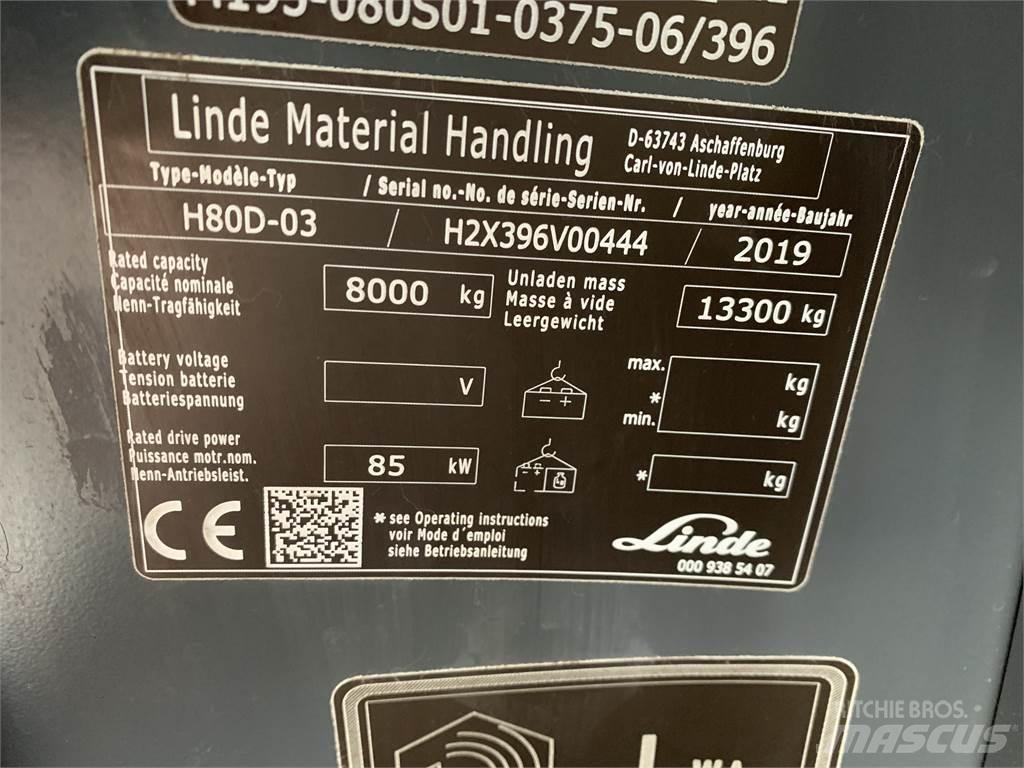 Linde H80D Chariots diesel