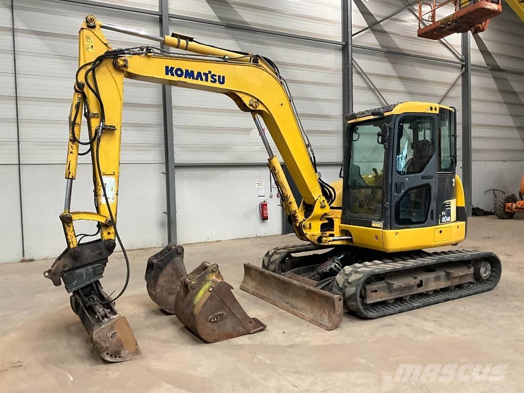 Komatsu PC 80 MR-3 Mini pelle 7t-12t