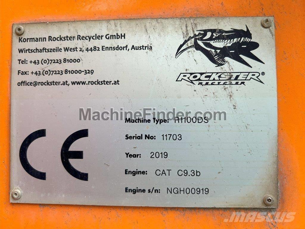 Rockster RD1100DS Concasseur mobile