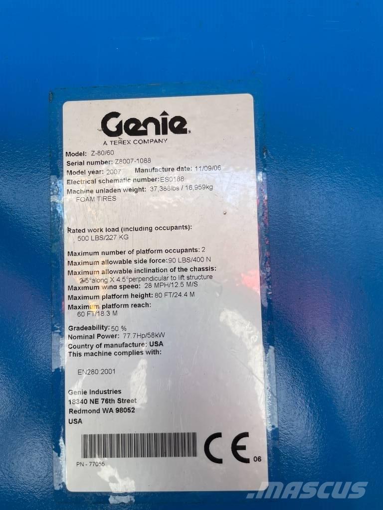 Genie Z 80/60 Nacelles articulées