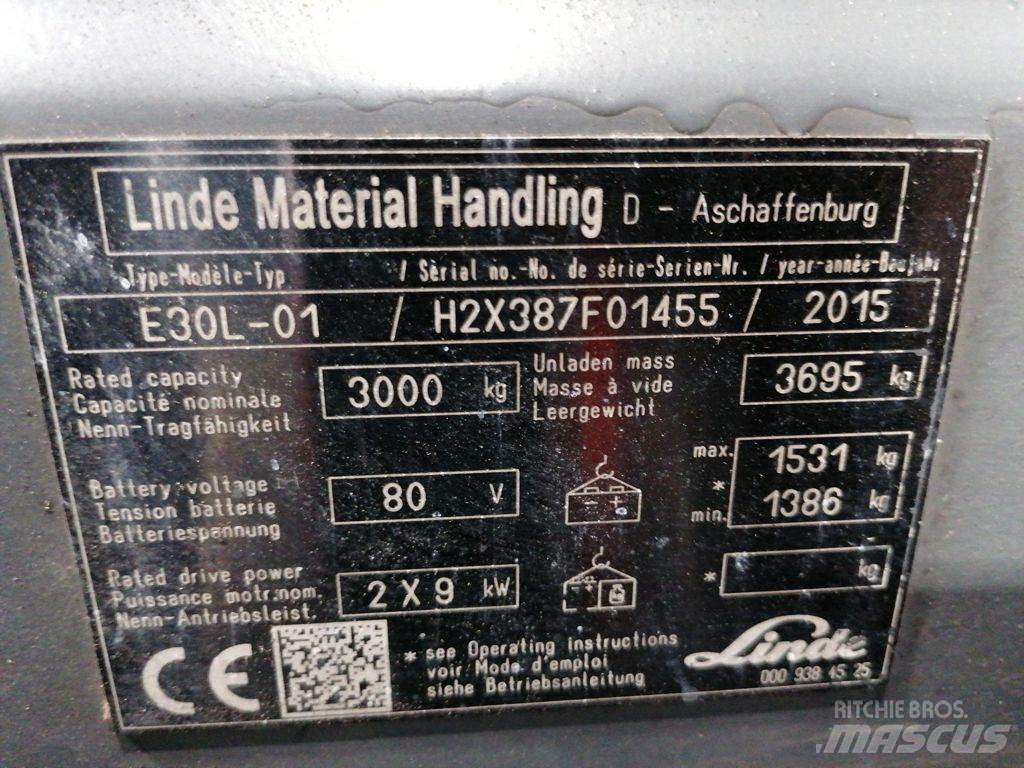 Linde E30L-01 Chariots élévateurs électriques