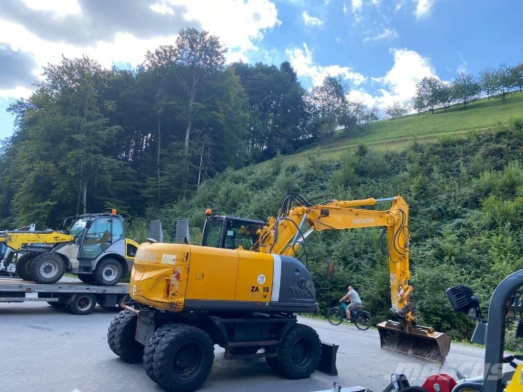 Hitachi ZX 140 W-3 Pelle sur pneus