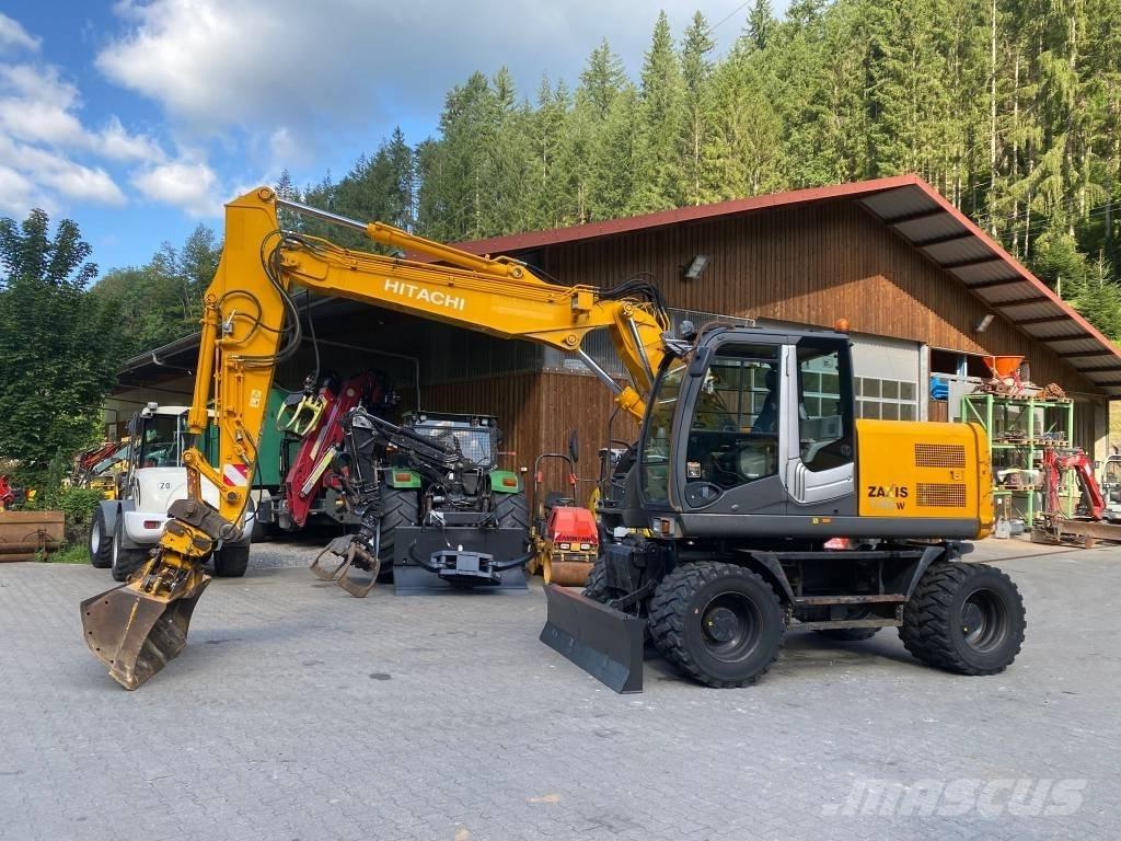 Hitachi ZX 140 W-3 Pelle sur pneus