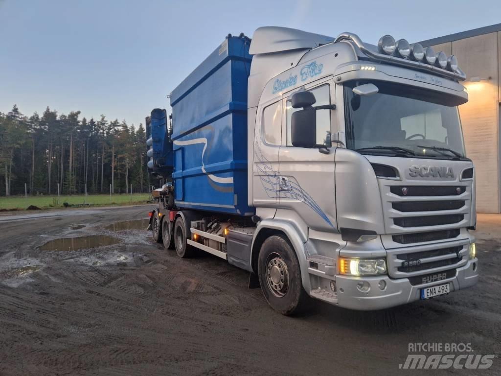 Scania R 580 LB Broyeur de végétaux