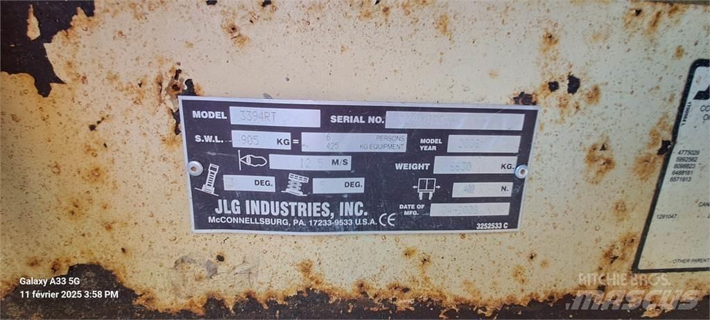 JLG 3394RT Nacelle ciseaux